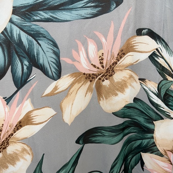 Tropical women’s maxi dress with tie up back. - Picture 7 of 7